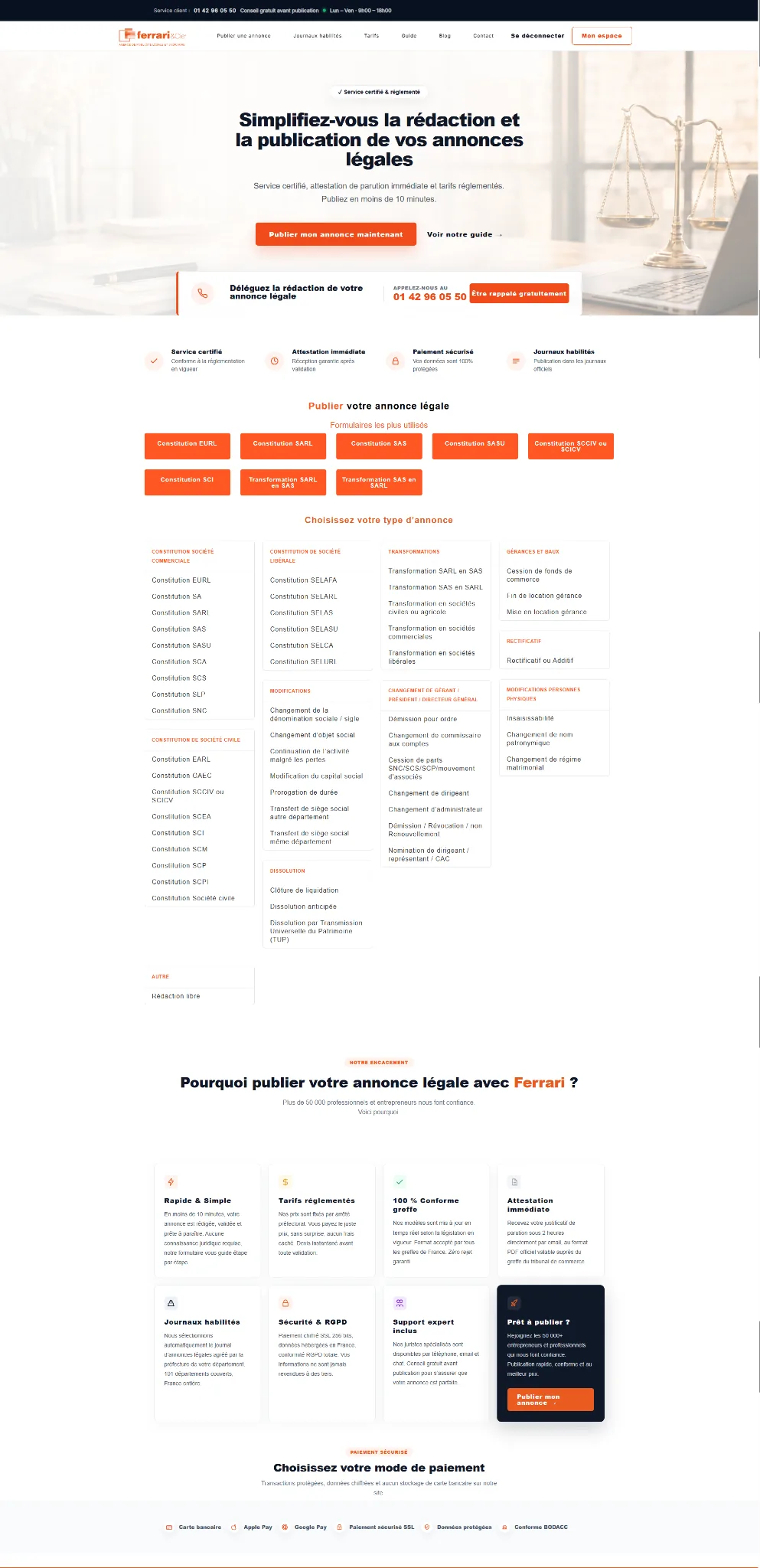 Plateforme métier · Ferrari & Cie