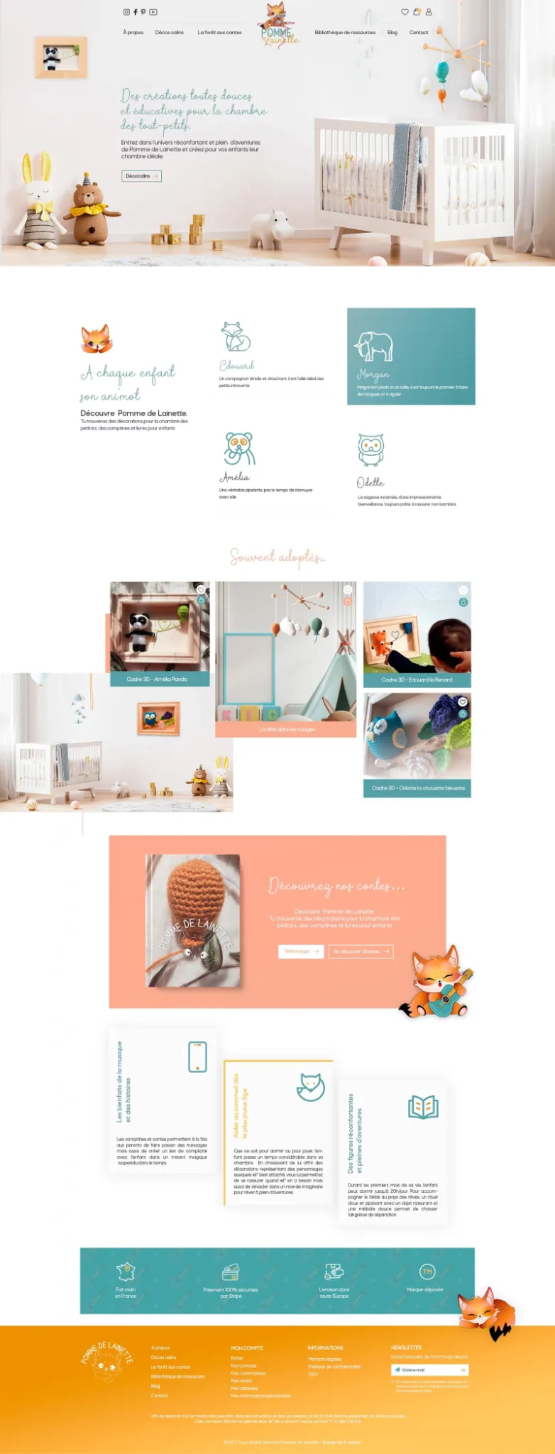 Homepage Pomme de Lainette